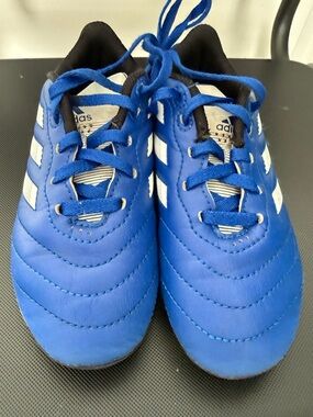 Adidas blue soccer clear